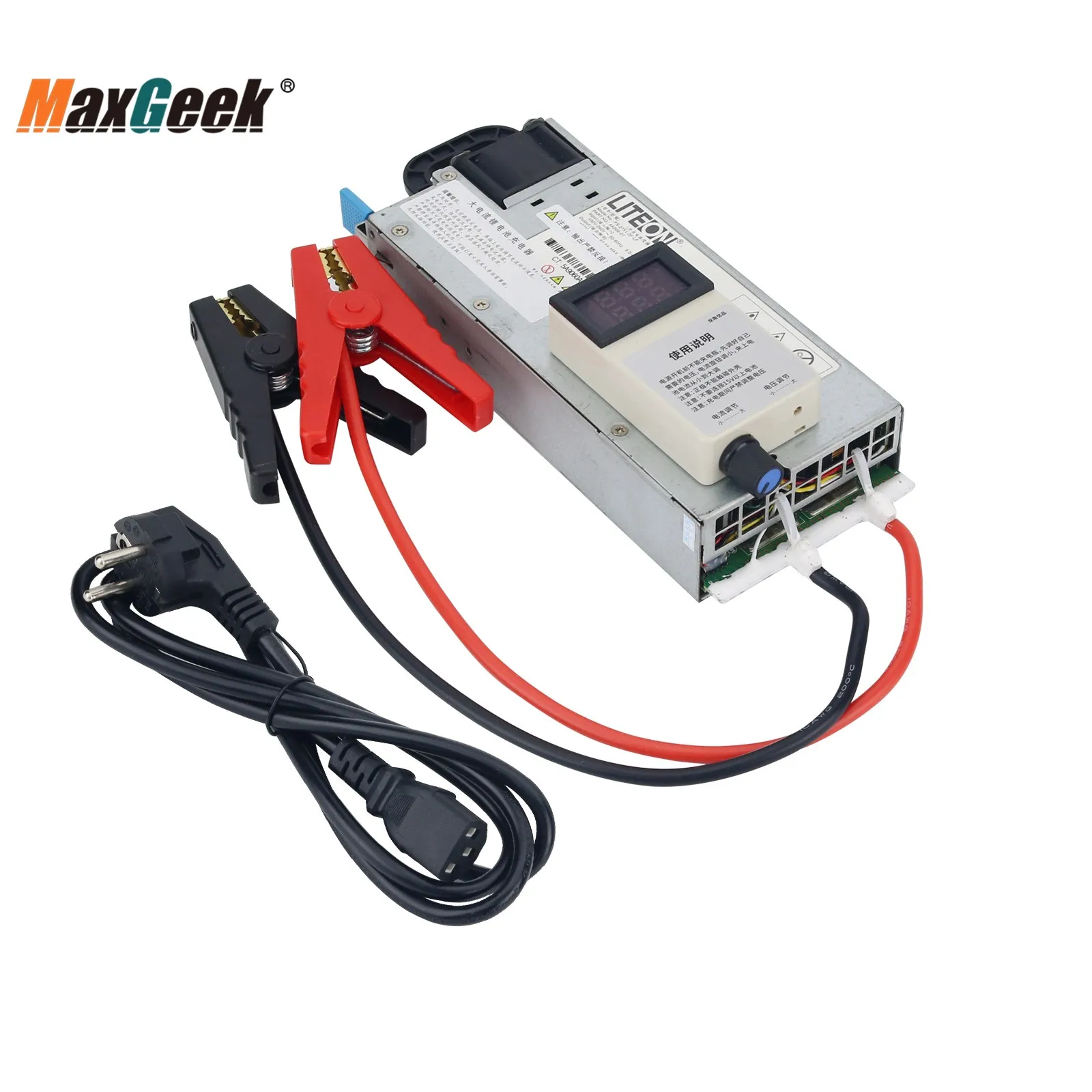 Maxgeek 14.6V 62A Second-Hand Battery Charger for Lithium Iron Phosphate & Ternary & Car Storage Batteries