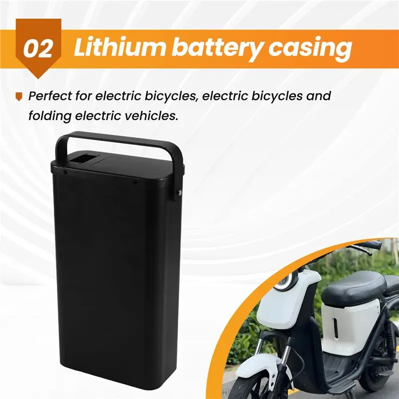ل Niu Ebike متوافق 18650 خلايا صندوق بطارية ليثيوم حافظة دراجة كهربائية حافظة بطاريات ل Niu U1/U1B/U1C/UQIS