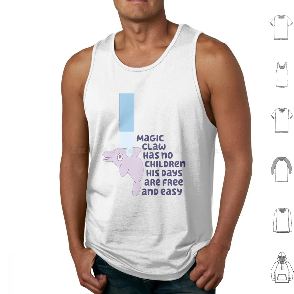 Magic Claw Tank Tops Vest Sleeveless Dad Dad Mum Family Funny Bandit Mum Bingo Family Mom Mothers Day Australia Mama