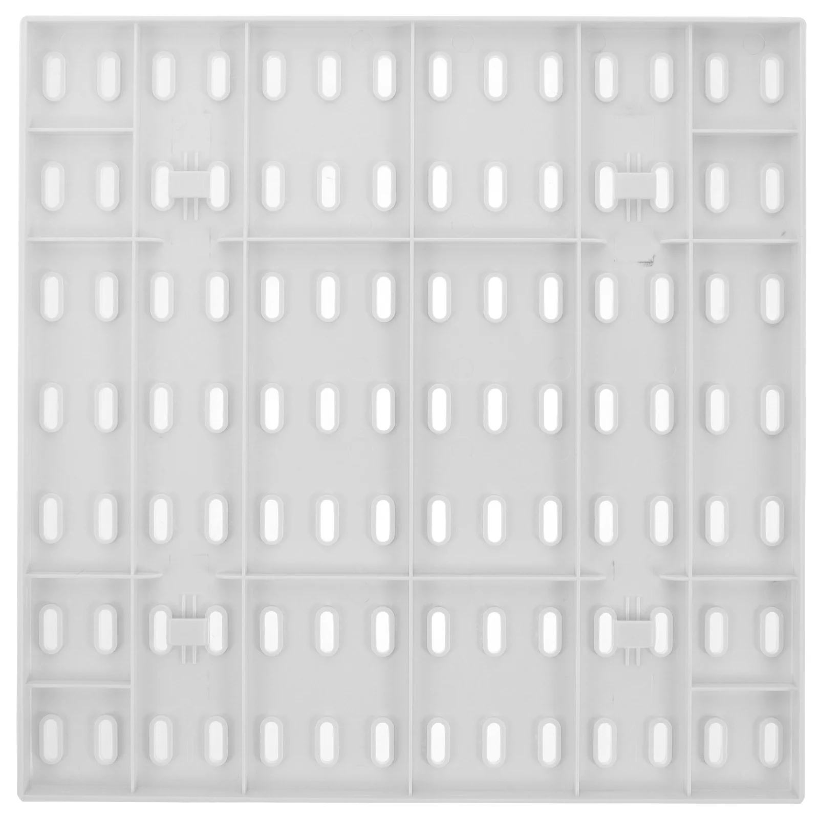 

Peg Board Wall Organizer Panel 28x28cm Plastic Garage Storage Panel Tool Organizer No Drilling Easy Install Peg Board