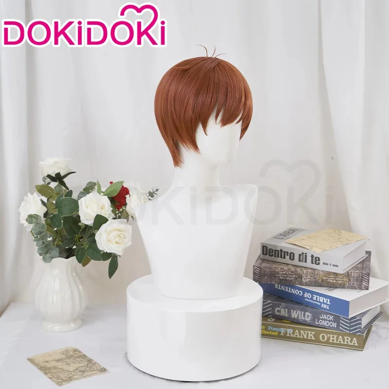 أنيمي "الزنزانة اللذيذة" DokiDoki شعر مستعار قصير Chilchuck Tims، مناسب لحفلات الهالوين وعيد الميلاد