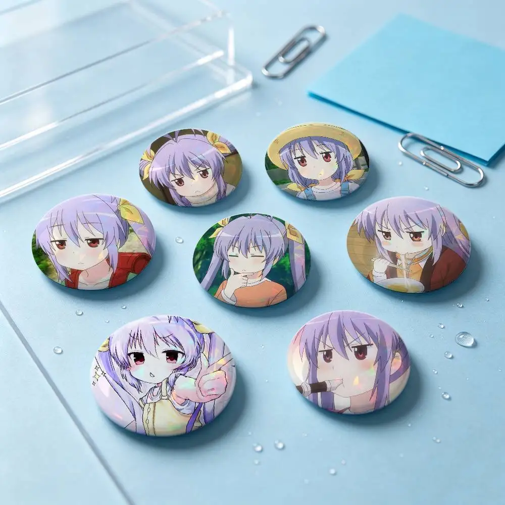 Renge Miyauchi Anime Figure Badges 25 32 44 58 75 Mm Round Cosplay Pin Bag Decor Fans Collect Friends Gifts Brooch Souvenir