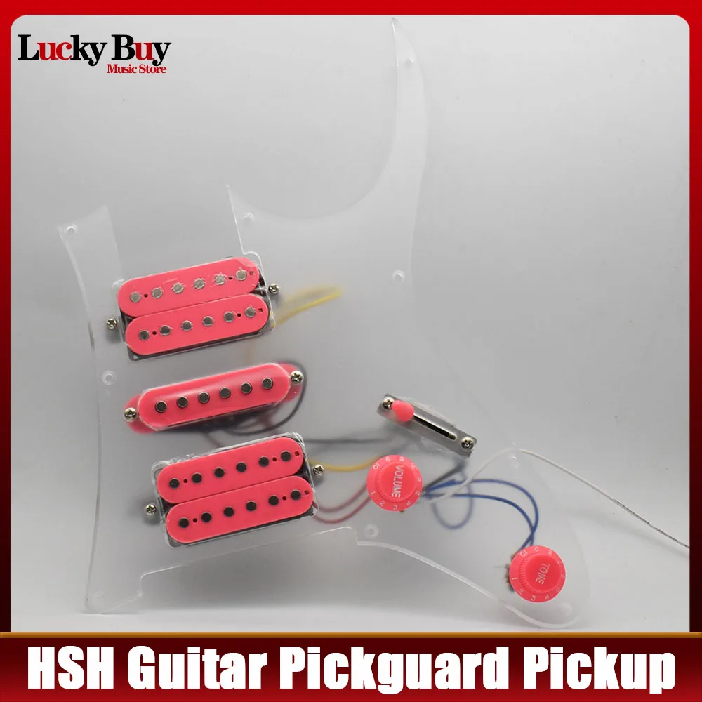 1pcs Electric Guitar Pickups HSH Humbucker Pickups Prewired Pickguard Guitar Pickup Suitable for Electric Guitar