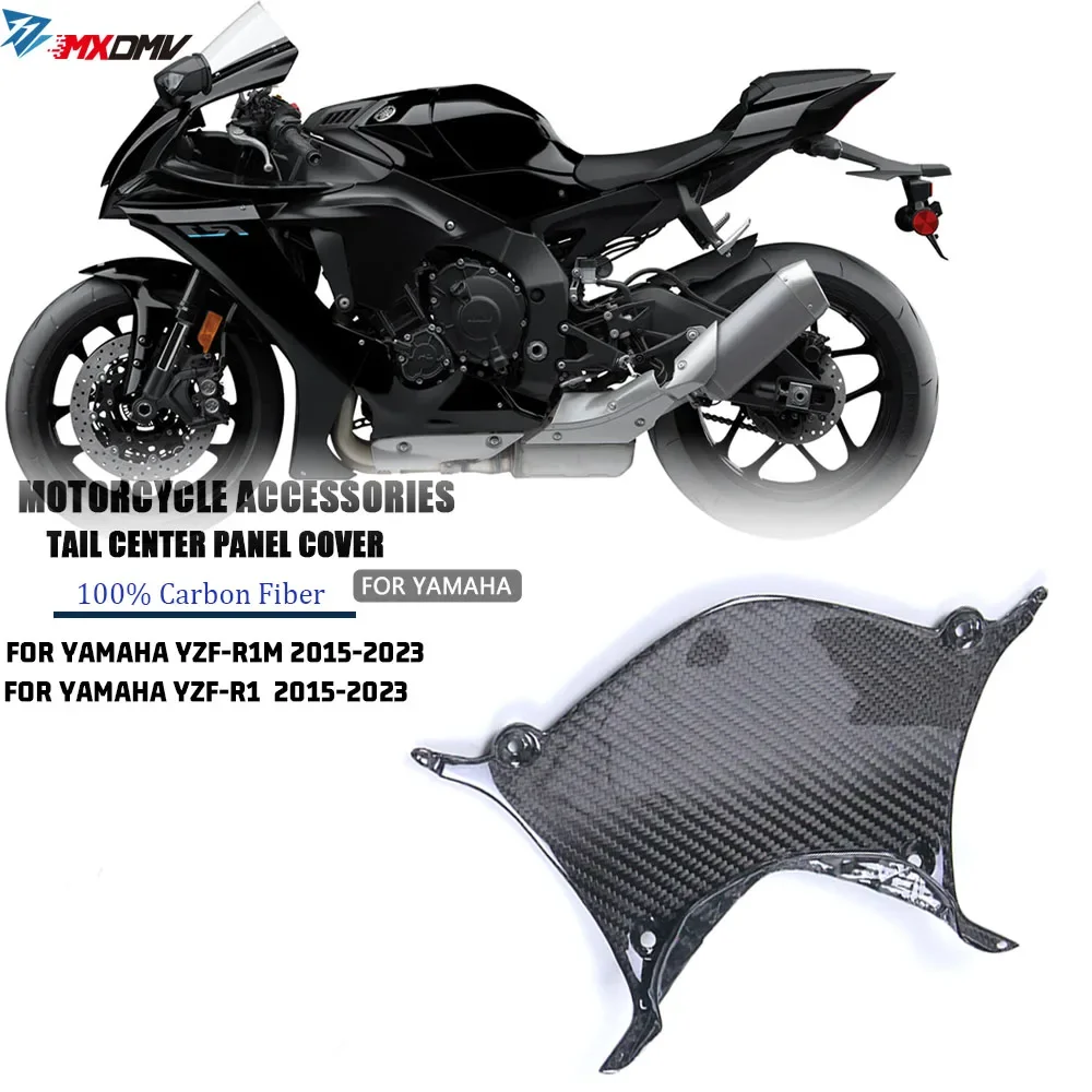 For YAMAHA YZFR1 YZF-R1 R1M R1S 2015 -2023 100% Dry Carbon Fiber Motorcycle Accessories Tail Center Seat Panel Fairing Kits