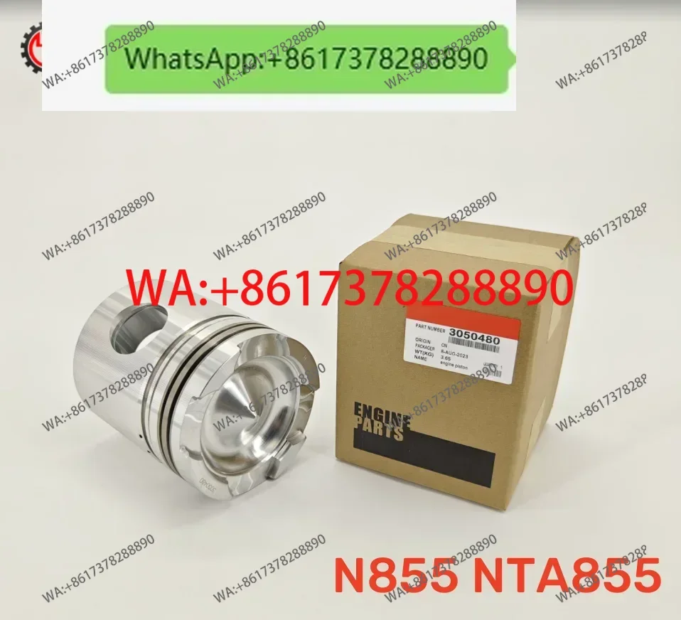 Алюминиевый поршень двигателя N855 NTA855, комплект поршней двигателя для двигателя 3053500 3801744 3050480