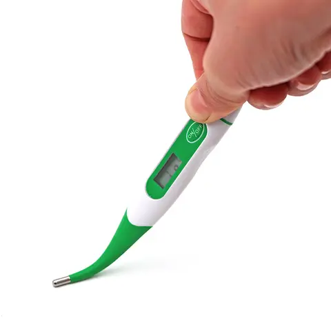 동물 온도계 디지털 LED 디스플레이 온도계, 빠른 판독, 정확한 방수 애완 동물 디지털 온도계, 말 돼지 양용