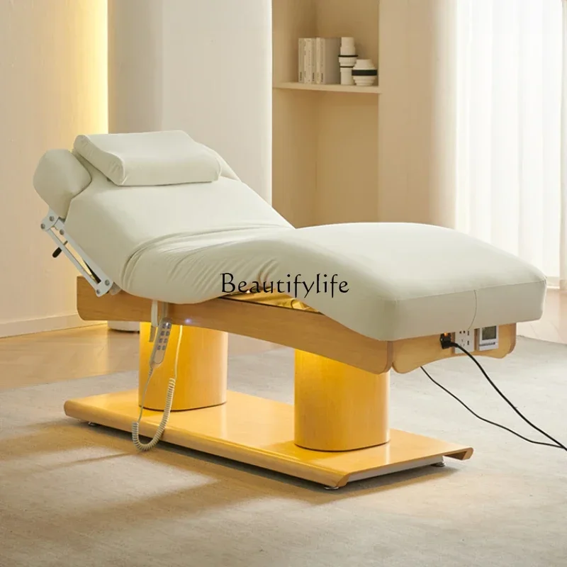 Electric Beauty Massage Eyelash Bed Multifunctional Lifting Massage Physiotherapy Bed