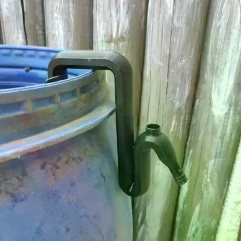 Self Priming Siphon Hose No-Drill Overflow Pipe Auto Drain And Fill Rainwater Transfer Overflow Pipe Tools Garden Hose Hook