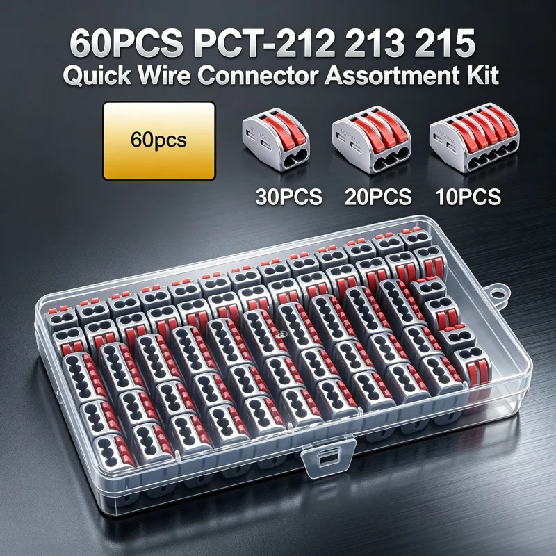 kit-de-conectores-rapidos-pct-212-213-215-com-60-pecas-conjunto-de-conexao-rapida-para-terminais-eletricos
