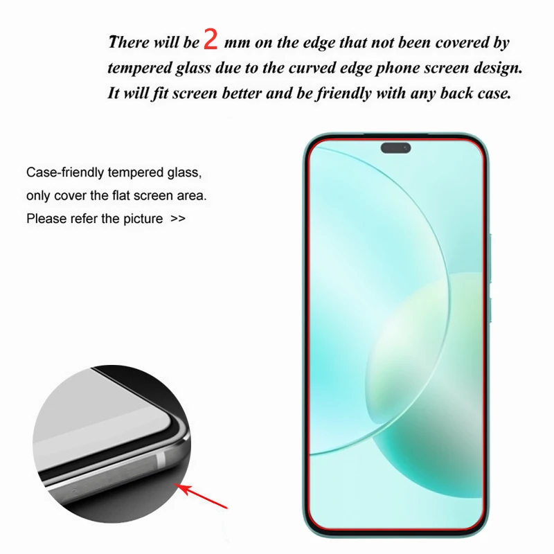 Dla Honor 400 Lite 5G Szkło dla Honor 400 Lite Szkło hartowane 6,7 cala Przezroczysty ochraniacz ekranu HD dla Honor 400 Lite Film