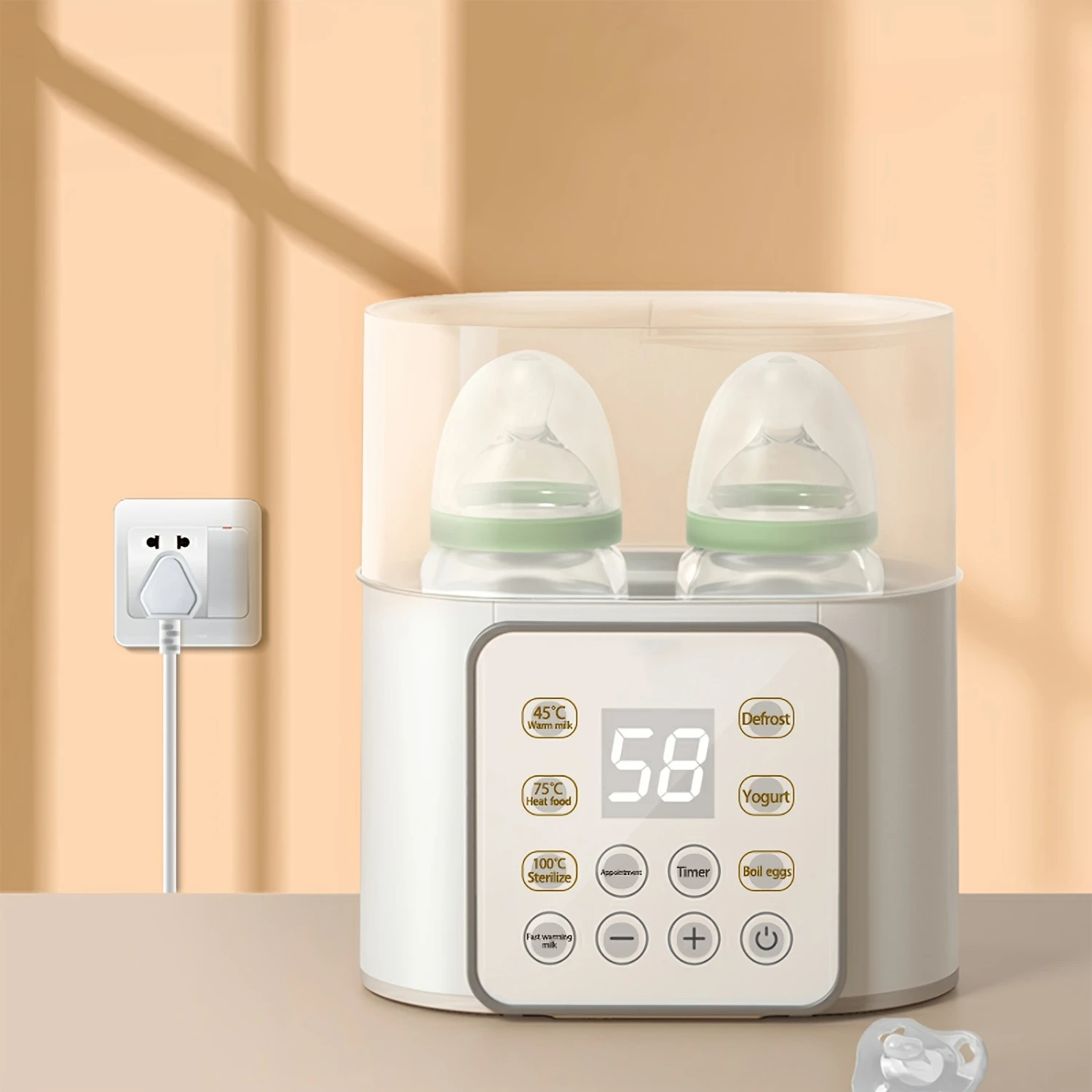 LED Multifunction Smart Baby Mlik Bottle Warmer Sterilizer