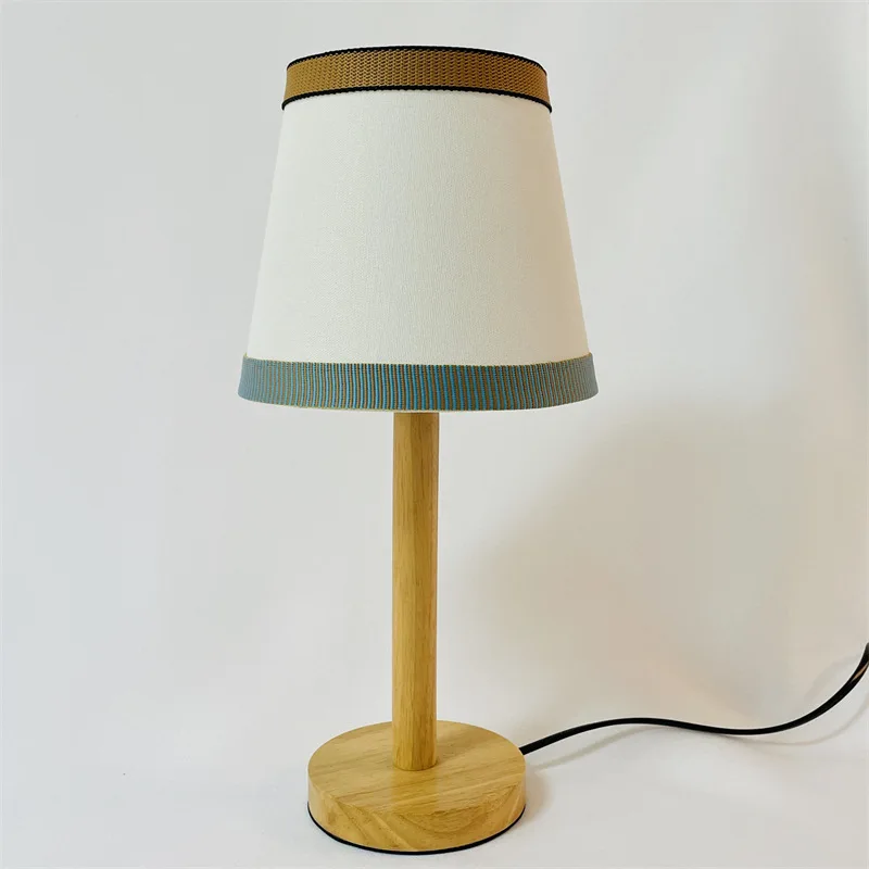 Colorful Edge Lampshade Fashionable Hotel Bedroom Desk Lamp Table Lamp Night Lamp Accessories