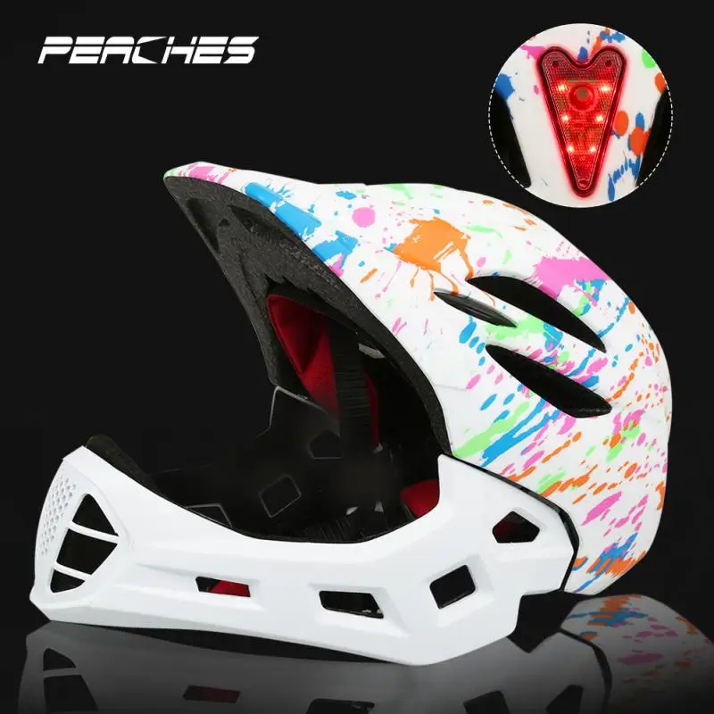 

Kids Detachable Full Face Bike helmet Children's Sports Child Cycling mtb Motorcycle Skateboarding Roller Skating Helmet