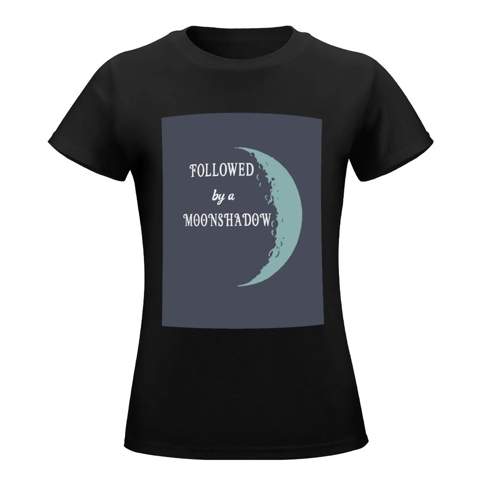 Followed by a Moonshadow T-Shirt vintage clothes vintage sublime Aesthetic clothing workout shirts for Women loose fit