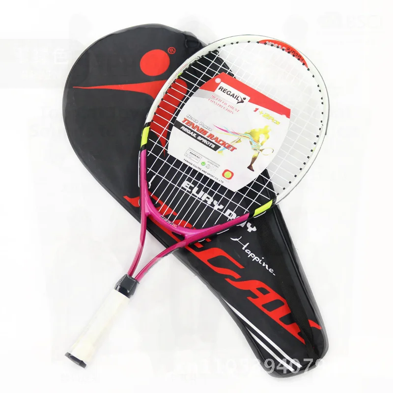 

Regal-9 Series 23 Inch Tennis Racket for Children 3-12 Years Old Beginner Training Aluminum Alloy Frame Lightweight for Easy