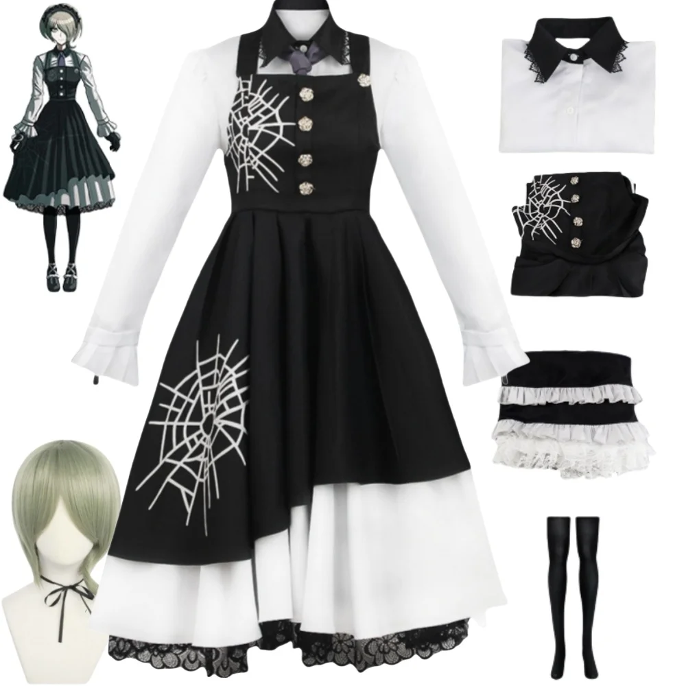 Tojo Kirumi Costumi Cosplay Danganronpa Anime Smart e Atletico Uniforme scolastica di Halloween JK Uniforme da cameriera