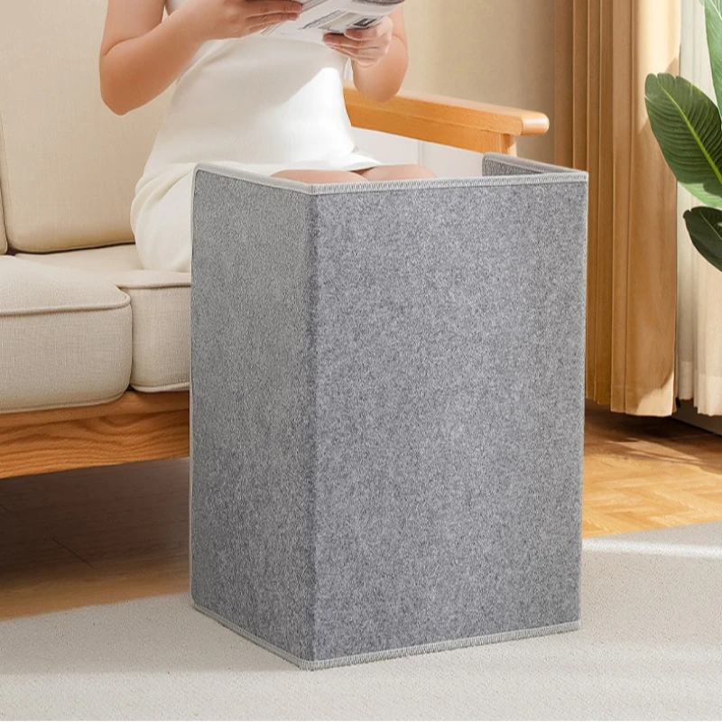 

Грелка для ног под столом, складная трехсторонняя нагревательная панель с 5-секундным быстрым нагревом, 5-уровневая регулировка и постоянная температура