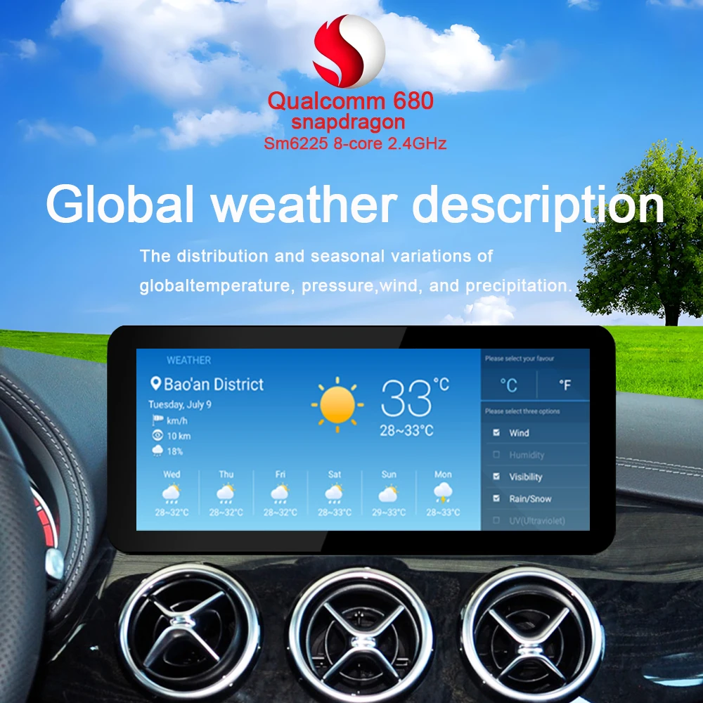 12.3 ''Android14 مع نظام لمرسيدس بنز B الفئة W245 W246 سيارة مشغل وسائط متعددة لاسلكي Carplay/السيارات 5G واي فاي راديو ذكي #2