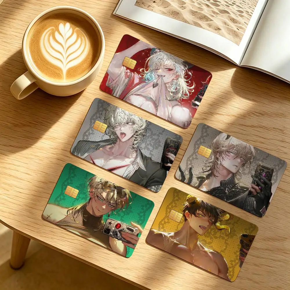 Game What in Hell is Bad Credit Card Public Transportation Cards Protective Sticker Waterproof Card Face Decoration 4PCS
