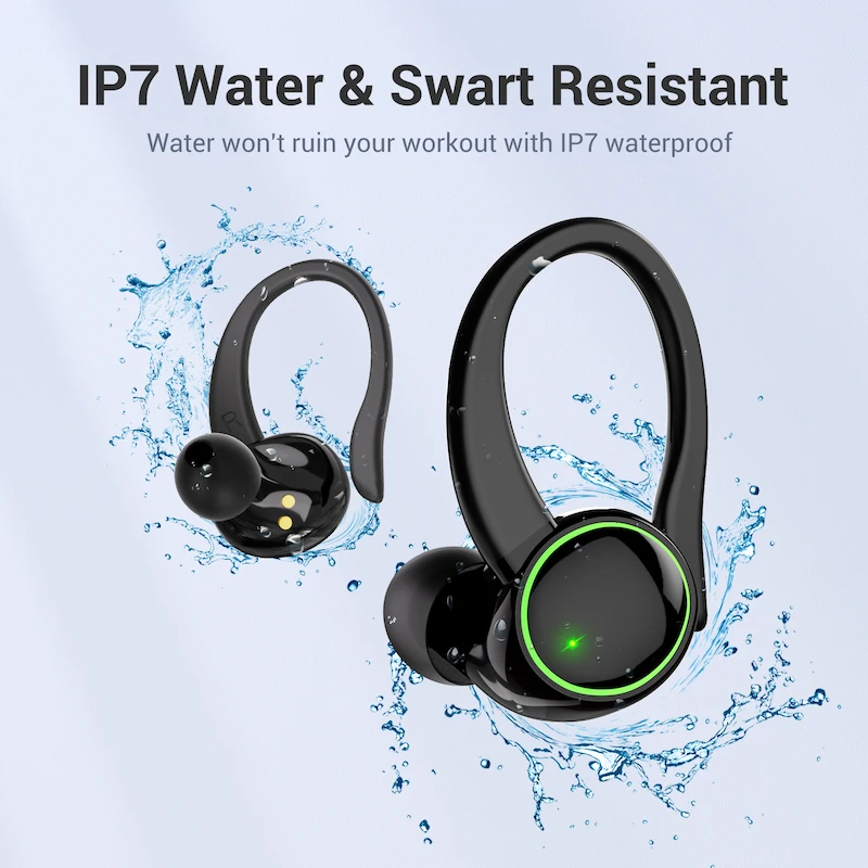 

C16 Ear Hook Wireless Bluetooth Headset Noise Cancelling Earbuds With Mic Sport Earphones TWS Headphones For Xiaomi Lenovo Apple