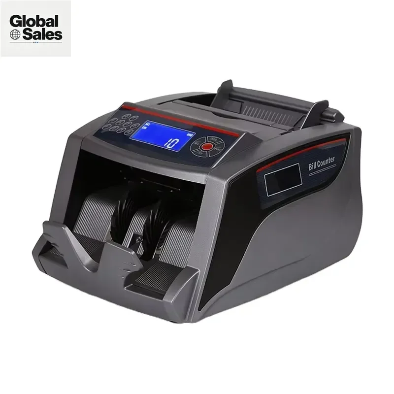 2828C Bill Counter 1000pcs/min High Speed Dual LCD Display UV MG Detection Professional Money Counting Machine for Bank
