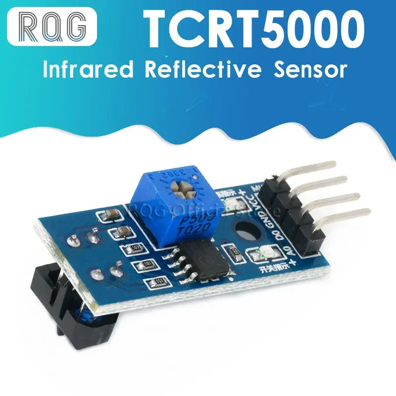 TCRT5000 Infrared Reflective IR Photoelectric Switch Barrier Line Track Sensor Module blue