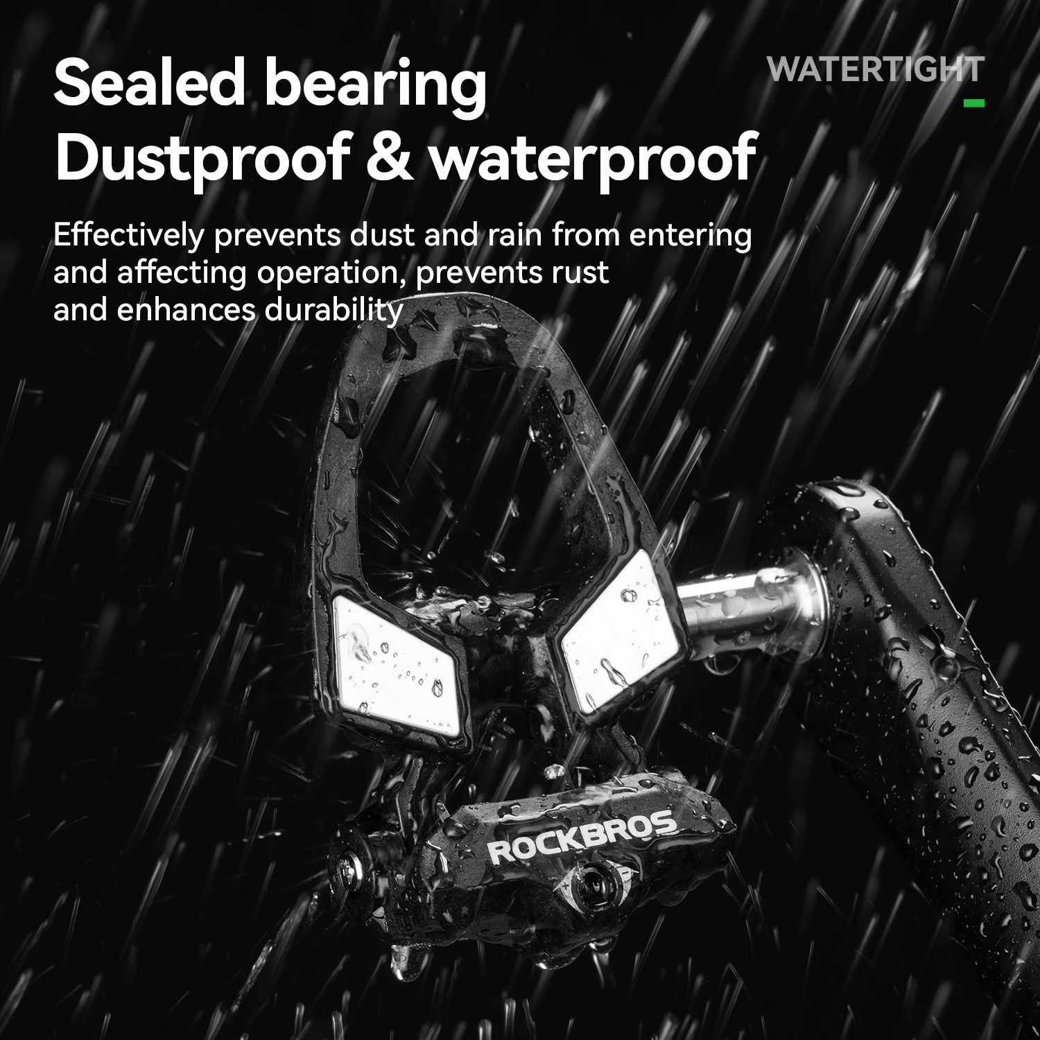 

ROCKBROS Road Bike Lock Pedal Carbon Fiber Lightweight Faster Self-Locking Pedal Aluminum Alloy SPD Lock Pedal with Lock Cleats