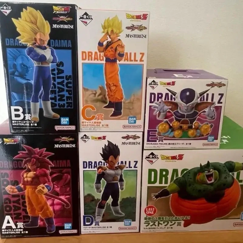 En stock: Bandai Ichiban Kuji Dragon Ball VS Omnibus CROSS Super Saiyan Son Goku Vegeta Frieza Cell Explosion - Modelo de juguete de regalo