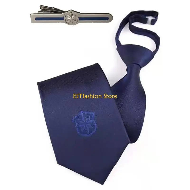 y5gc-正式な警備員ネクタイ-滑り止めクリップセット-作業服-ネックウェア-エッセンシャル
