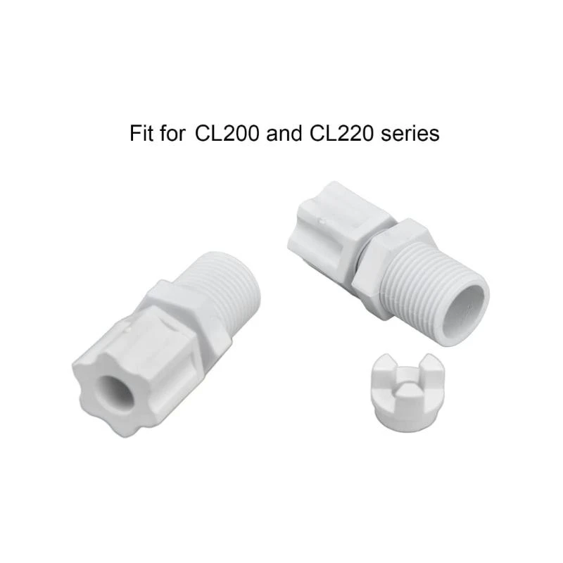 Valvole ritegno G6KF e gruppo raccordo ingresso per alimentatori chimici Serie CL220 CLX220EA