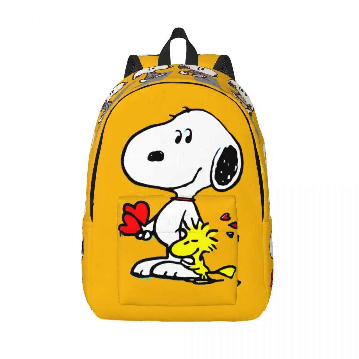 Birthday Pinky Pink Snoopy Zipper Closure Rucksack Peanuts Snoopy High Street High School Students Rucksack Hiking