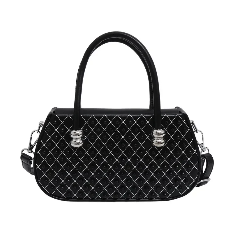 

Women's Premium Studded Box Clutch - 2025 Trendy Luxury Crossbody Shoulder Bag Versatile Small Square Bag