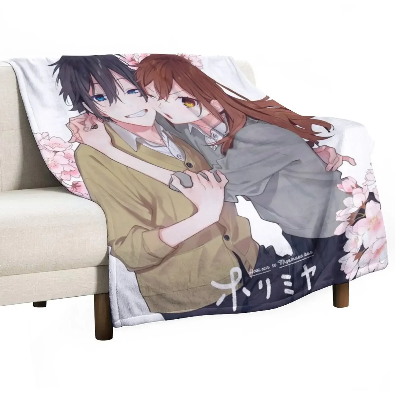 

Horimiya Throw Blanket manga Thermal Summer Blankets