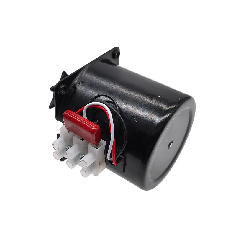 60KTYZ Claw Pole Synchronous Motor  AC220V 14W Gear Motor With Chain Gear 2.5RPM 5RPM 10RPM Permanent Magnet Incubator Motor