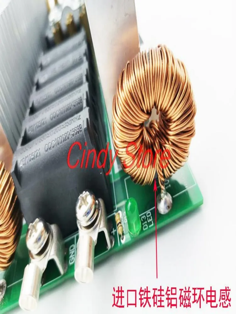 Imagem -04 - Máquina de Aquecimento por Indução de Alta Freqüência Módulo de Têmpera Kit Faça Você Mesmo Tapless 6-tube Zvs 3000w 50a