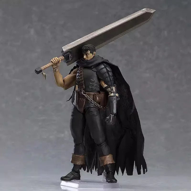 

Berserk Berserker Guts Statue model.PVC material.Desktop decoration.Black Swordsman Collection model birthday gift