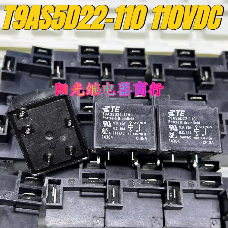 

（Brand New）1pcs/lot 100% original genuine relay:T9AS5D22-110 110VDC 5pins 20A 110V