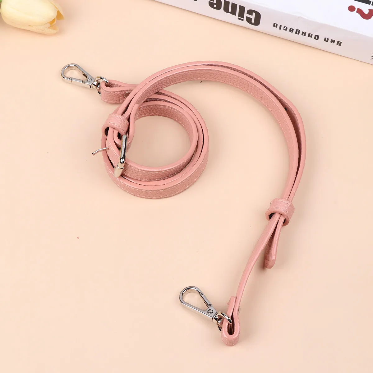 

Сменный регулируемый плечевой ремень из полиуретана для сумок, кроссбоди, мессенджеров, дорожных сумок, спортивных сумок, портфелей, розовый, с серебристой пряжкой