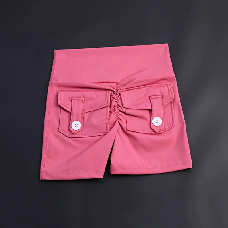 Outdoor Open Crotch Sex Pants, Exotic Hotpants Women Peach Hip Leggings Track Sweatpants Couple Casual Streetwear Summer Shorts