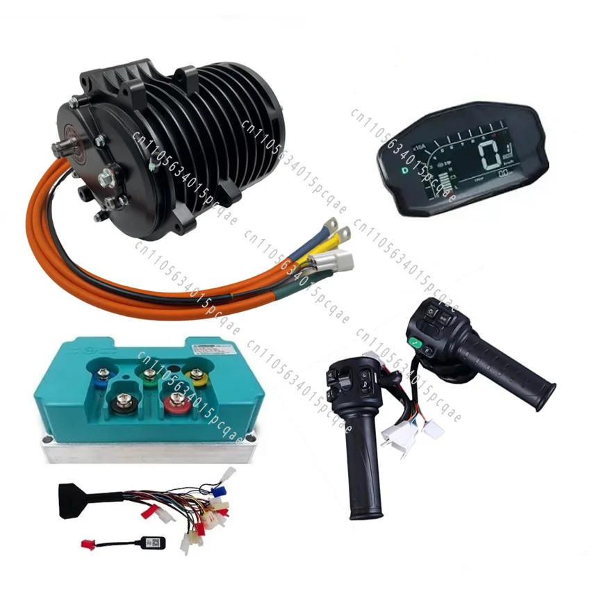 With Fardrive Controller ND72680 For E-Vehicle Electric Motorcycle QSMOTOR 138-C V3 3000W High Torque Mid-Train Internal Gear