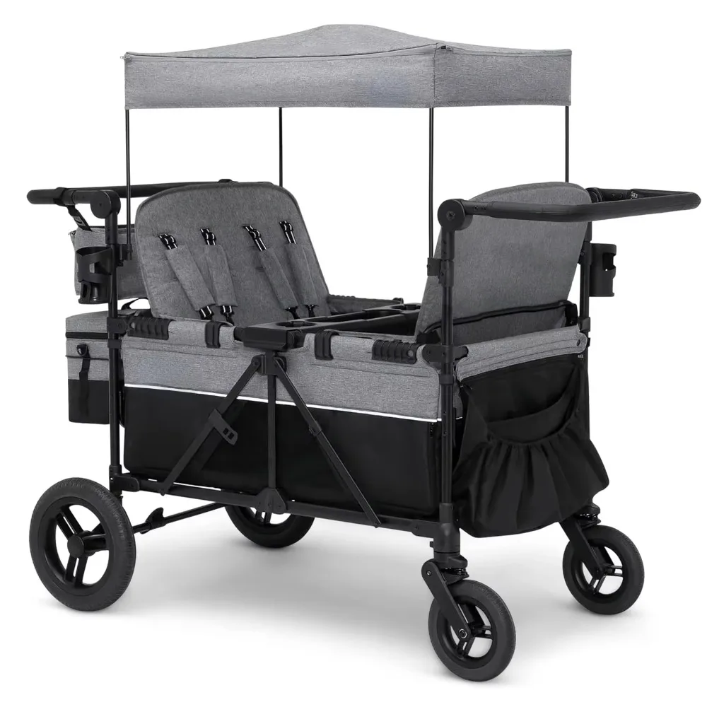 home.Deluxe 4 Seater Stroller Wagon