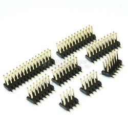 SMT 1.27mm 1.27 Double Row Male Breakaway PCB Board Pin Header Connector Pinheader 2*3/4/5/6/7/8/10/12/15/20/40p 3-50P