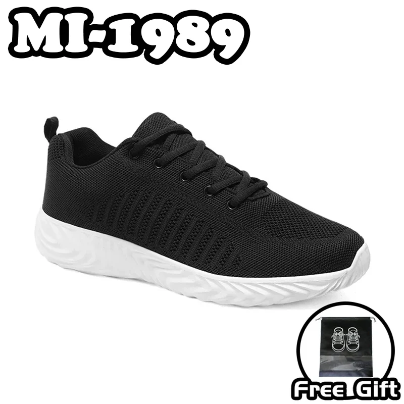 

Original Miflame Casual Sneakers for Men Spring Autumn Large Size 36-48 Flyweave EVA High Elasticity Leisure Time Shoes for Men