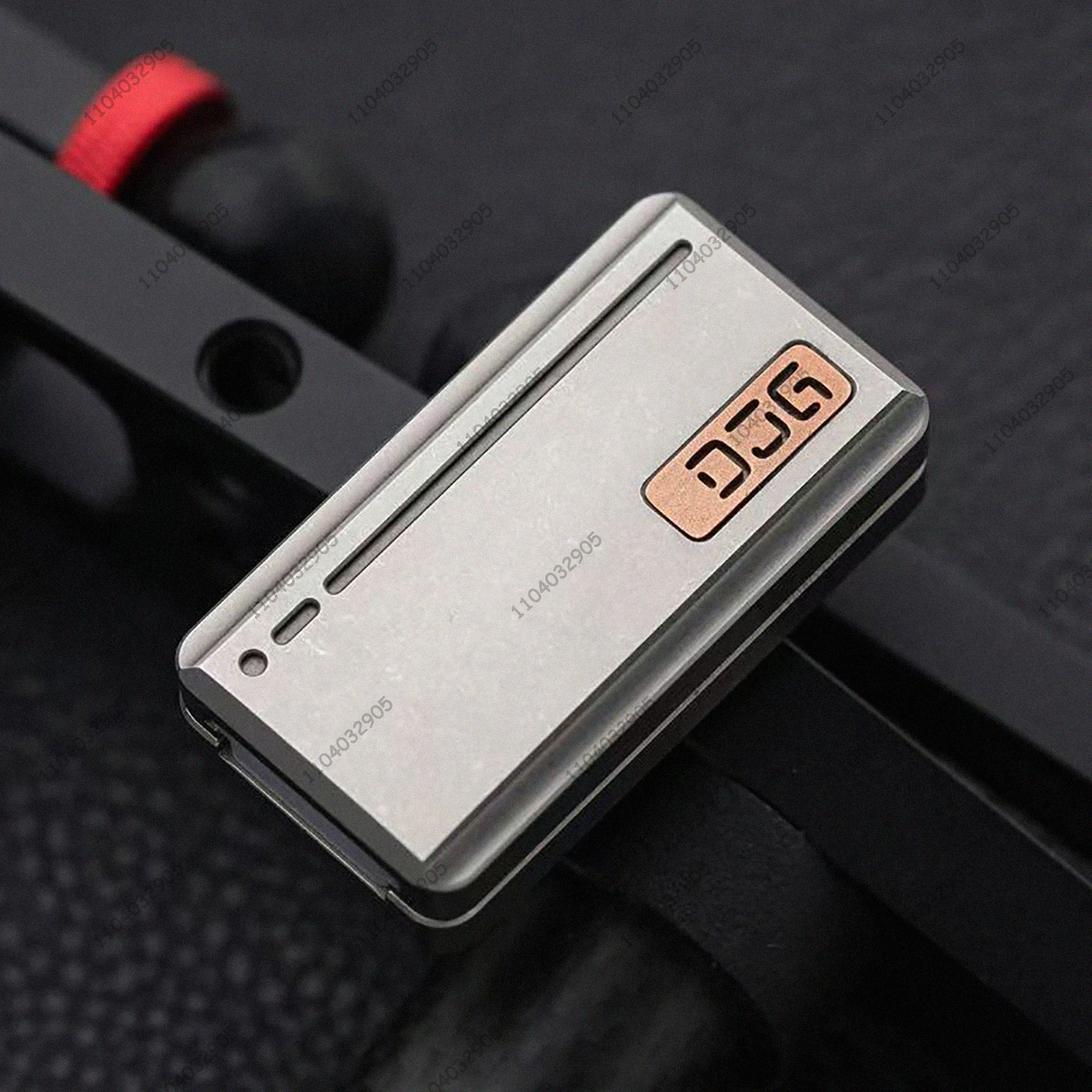 DJG フィジェットスライダー EDCトイ ステンレススチール チタン合金 メカニカル ADHD フィジェットスピナー カードプッシャー ギアガジェット ストレス解消