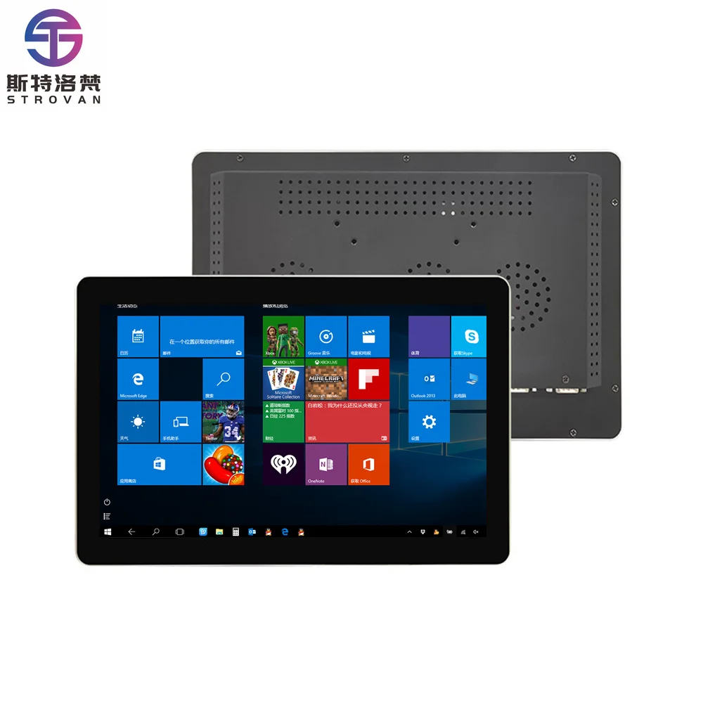 Wall Mounted Open Frame Rugged Waterproof  TFT LCD 10 15 156 Inch Custom Size Touch Screen