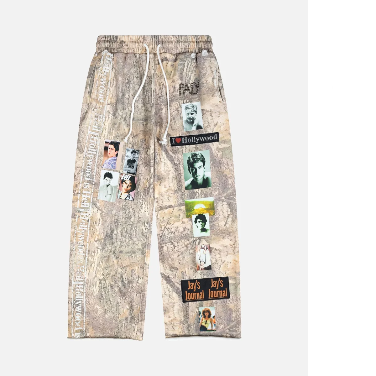 

Autumn And Winter New Style American Retro High Street Camouflage Hip Hop Rap Printing Casual Sweatpants For Man