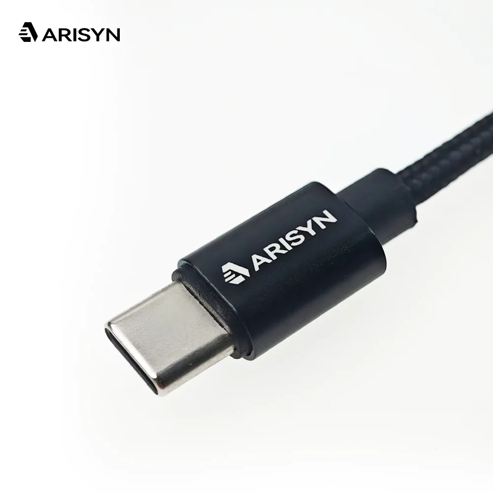 New ARISYN Type-C to Type-C Plug Audio Cable High-purity Copper Wire For the Phone and DAC Headphone Amplifier Adapter Cable