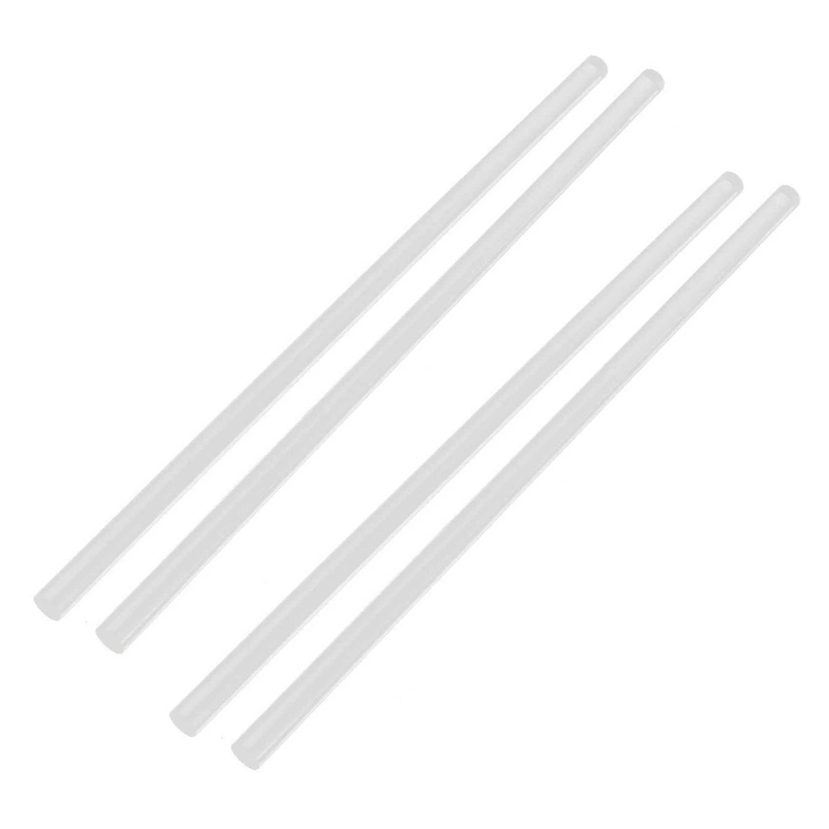 ABSS-3Mmx250mm Round Shape Solid Acrylic Rod Pmma Extruded Bar Clear 4Pcs