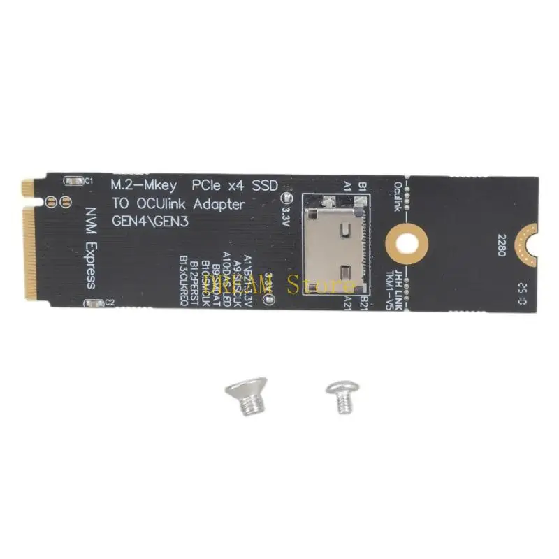 

M.2 M NVME Port to Ocul SFF 8612 Port Converter PCIE NGFF Adapter Card best sale