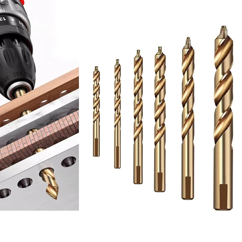 Cobalt High Speed Steel Steps Drill Bit Set Designed to Optimize Performance When Working with For Stainless Steel